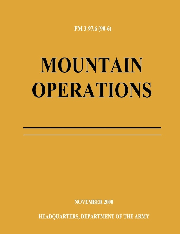 Front cover_Mountain Operations (FM 3-97.6)