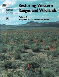 Front cover_Restoring Western Ranges and Wildlands (Volume 3, Chapters 24-29, Appendices, Index)