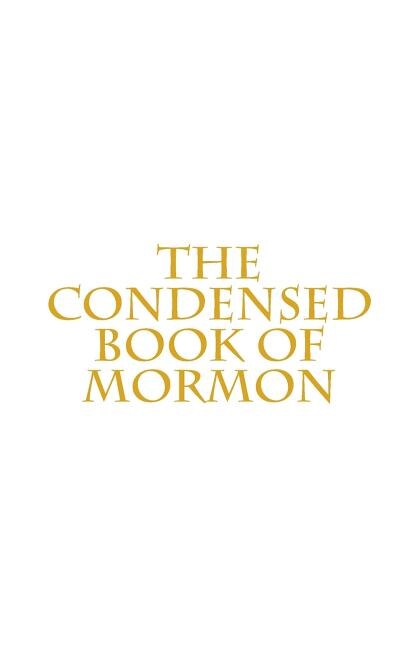 Couverture_The Condensed Book of Mormon