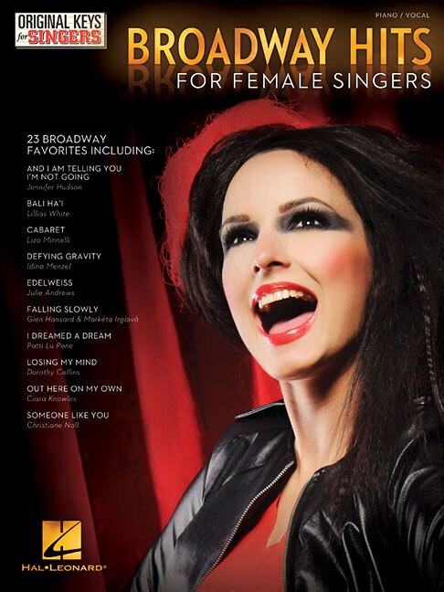 Front cover_Broadway Hits - Original Keys For Female Singers