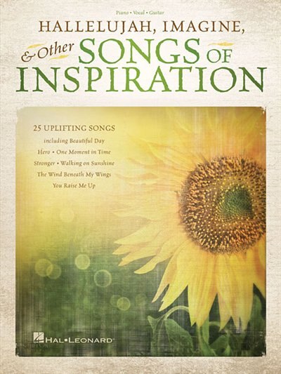 Front cover_Hallelujah, Imagine & Other Songs of Inspiration