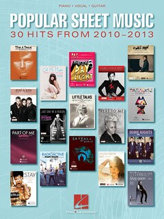 Couverture_Popular Sheet Music - 30 Hits From 2010-2013