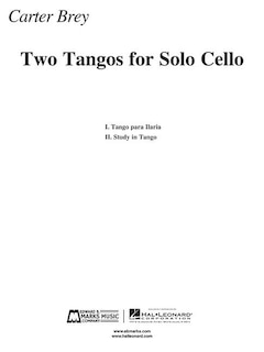 Front cover_Two Tangos For Solo Cello