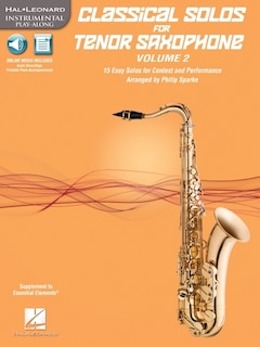 Couverture_Classical Solos For Tenor Saxophone, Vol. 2