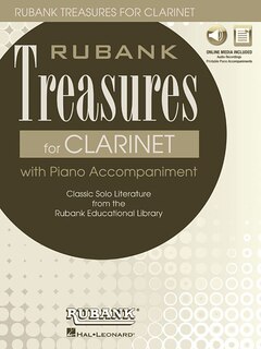 Rubank Treasures For Clarinet: Book With Online Audio (stream Or Download)