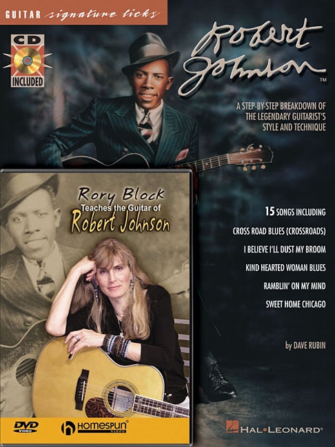 Robert Johnson Bundle Pack: Robert Johnson Signature Licks (book/cd) And Rory Block Teaches The Guitar Of Robert Johnson Dvd