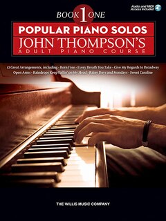 Front cover_Popular Piano Solos - John Thompson's Adult Piano Course (book 1)