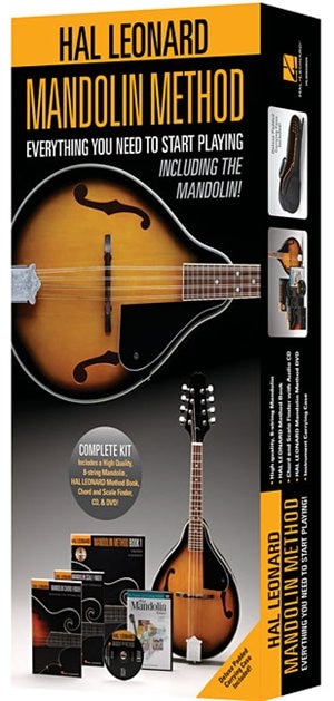Hal Leonard Mandolin Method Pack: Includes A Mandolin, Method Book/cd, Chord And Scale Finder, Dvd, And Case