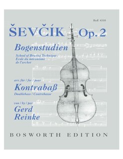 Front cover_Sevcik School Of Bowing Technique, Op. 2 - Double Bass