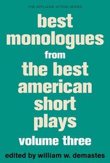 Couverture_Best Monologues From The Best American Short Plays