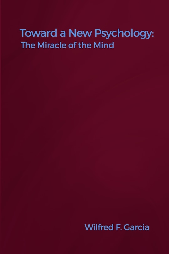 Front cover_Toward a New Psychology