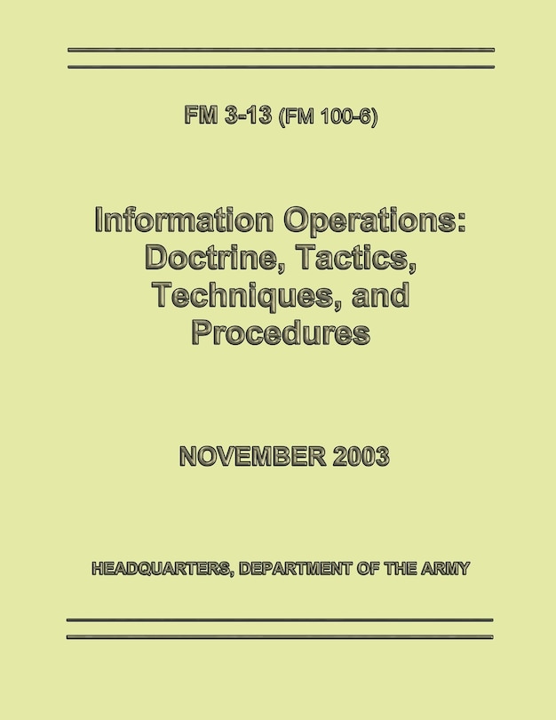 Front cover_Information Operations