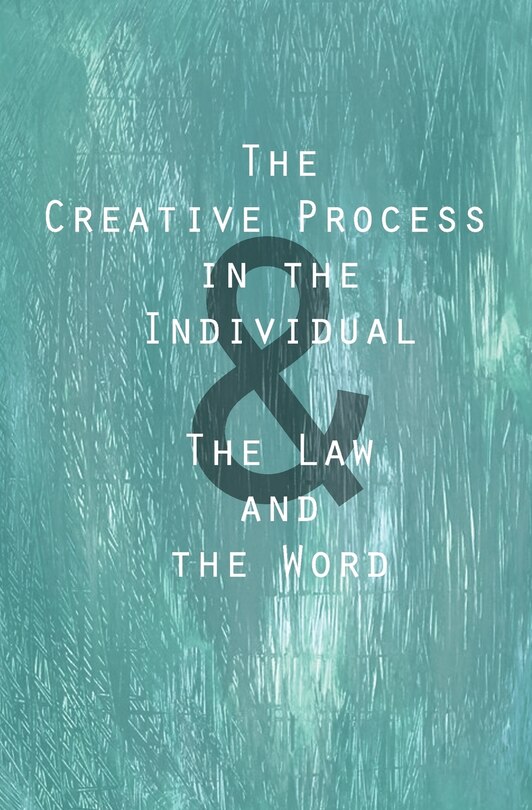 Couverture_The Creative Process in the Individual