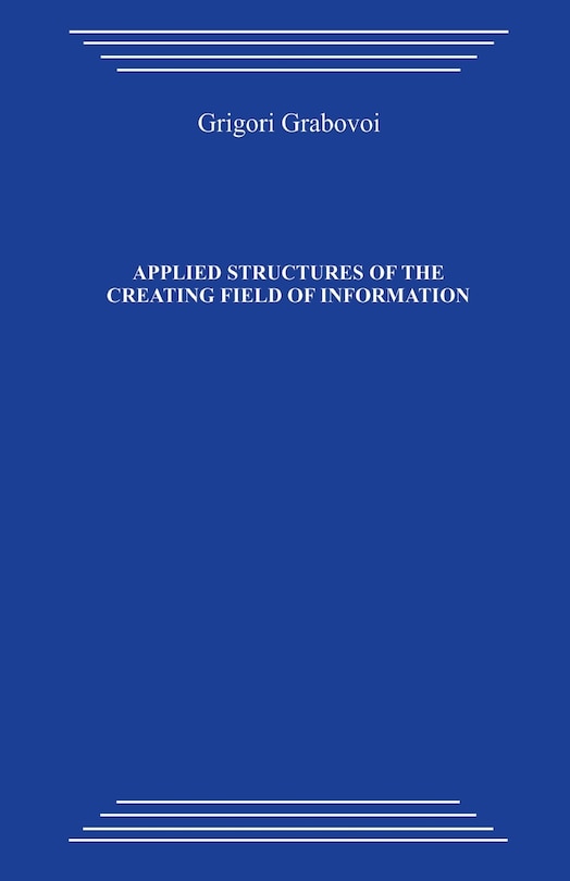 Couverture_Applied Structures of the Creating Field of Information