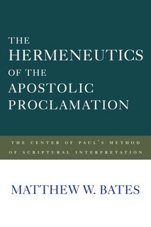 Couverture_The Hermeneutics of the Apostolic Proclamation