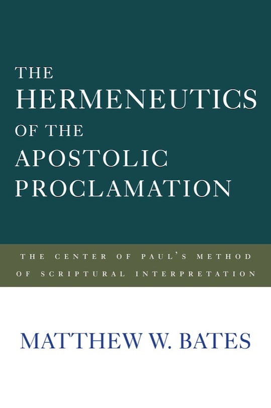 Couverture_The Hermeneutics of the Apostolic Proclamation