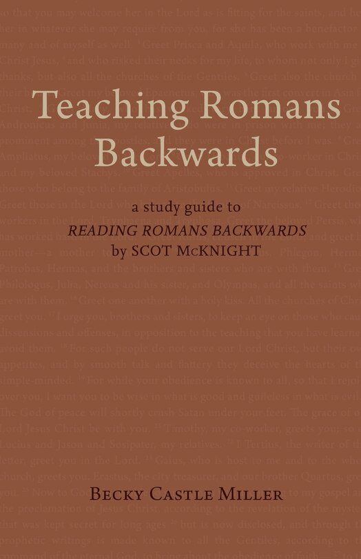 Couverture_Teaching Romans Backwards