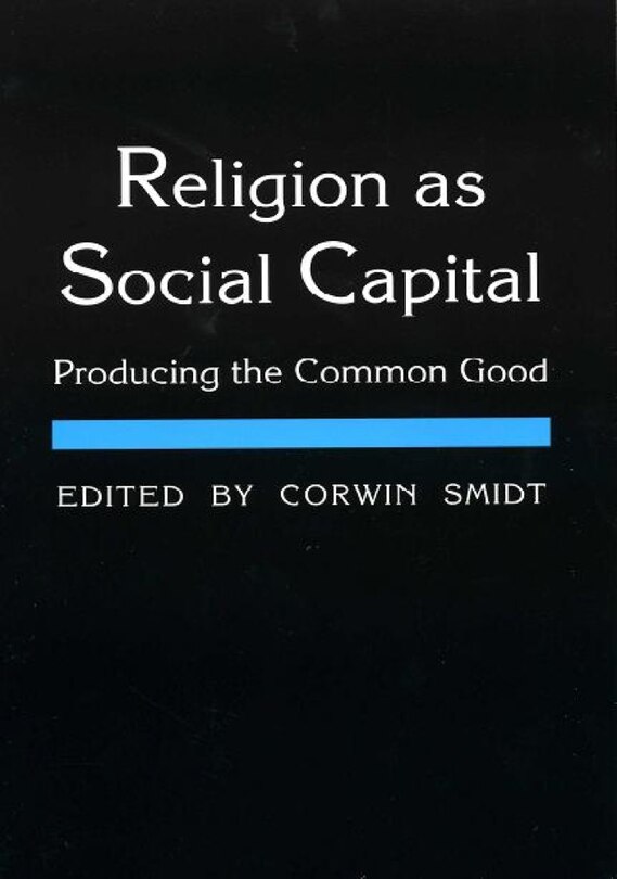 Front cover_Religion As Social Capital