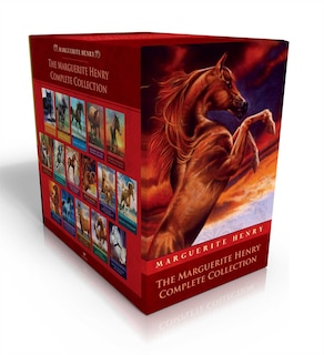 The Marguerite Henry Complete Collection (Boxed Set): Benjamin West and His Cat Grimalkin; Black Gold; Born to Trot; Brighty; Brown Sunshine; Cinnabar; Gaudenzia; Justin Morgan; King of the Wind; Misty of Chincoteague; Misty's Twilight; Mustang; Sea Star; Stormy; San Domingo; White Stallion of Lipizza