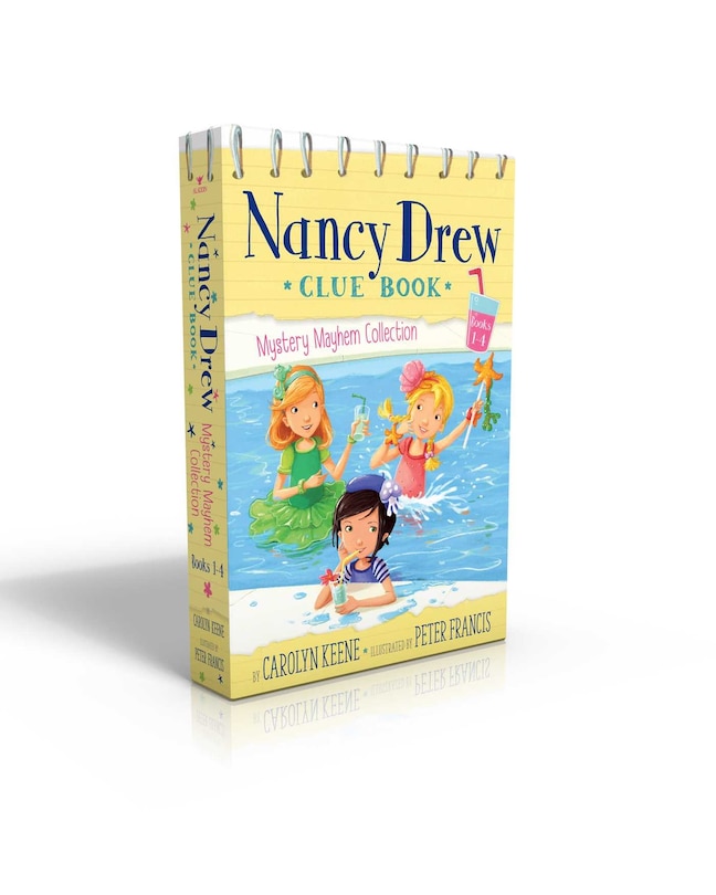 Front cover_Nancy Drew Clue Book Mystery Mayhem Collection Books 1-4 (Boxed Set)
