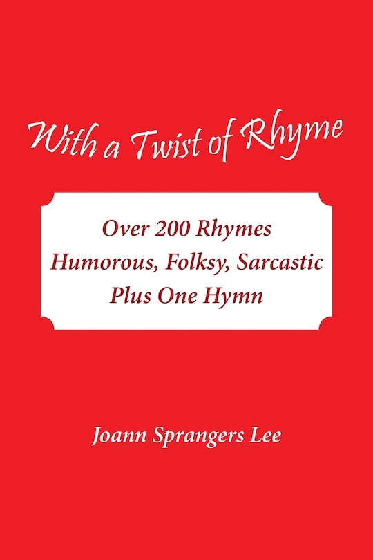 Front cover_With A Twist Of Rhyme