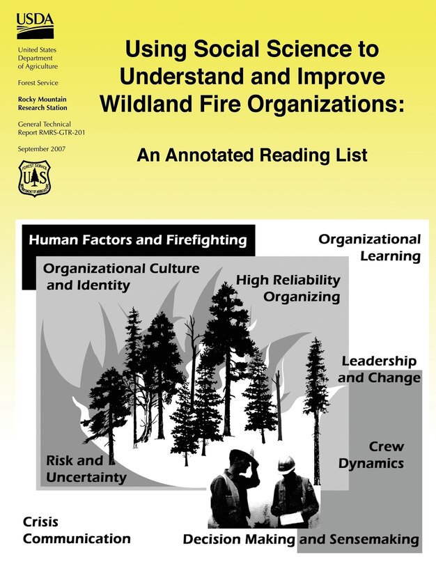 Couverture_Using Social Science to Understand and Improve Wildland Fire Organizations