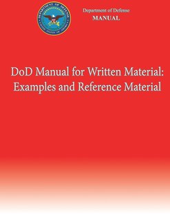 Couverture_DoD Manual for Written Material
