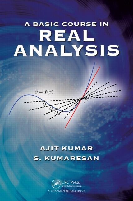 Front cover_A Basic Course In Real Analysis