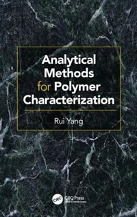 Front cover_Analytical Methods For Polymer Characterization