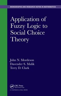 Couverture_Application Of Fuzzy Logic To Social Choice Theory