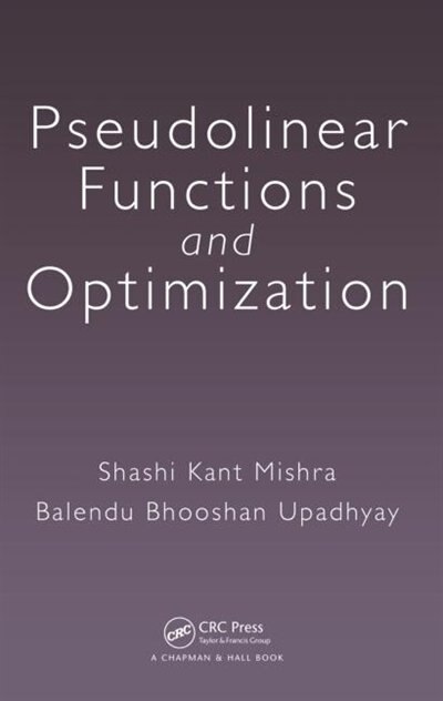 Front cover_Pseudolinear Functions And Optimization