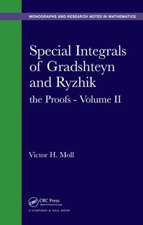 Front cover_Special Integrals Of Gradshteyn And Ryzhik