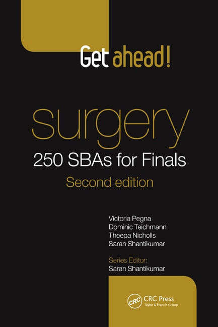Couverture_Get Ahead! Surgery: 250 Sbas for Finals