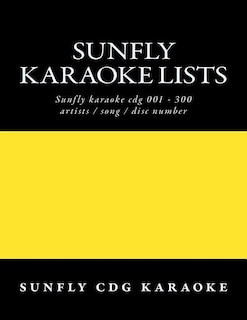 Couverture_Sunfly Karaoke lists