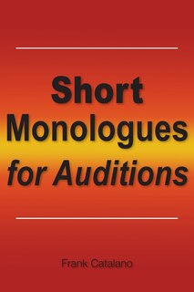 Front cover_Short Monologues for Auditions