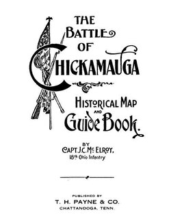 The Battle of Chickamauga Historical Map and Guidebook