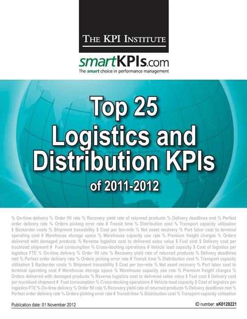 Front cover_Top 25 Logistics / Distribution KPIs of 2011-2012