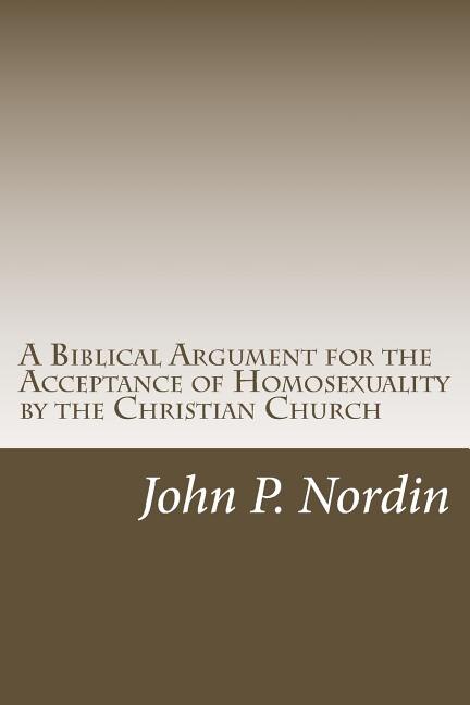 Couverture_A Biblical Argument for the Acceptance of Homosexuality by the Christian Church