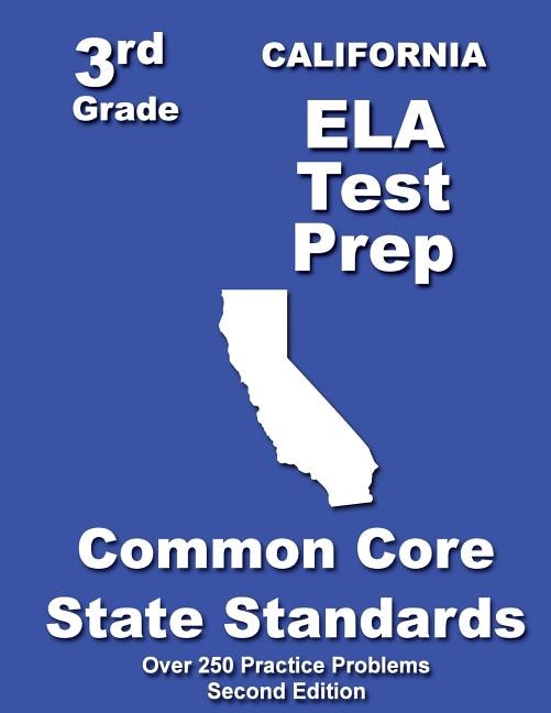 Front cover_California 3rd Grade ELA Test Prep
