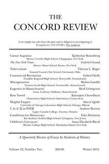 Front cover_The Concord Review