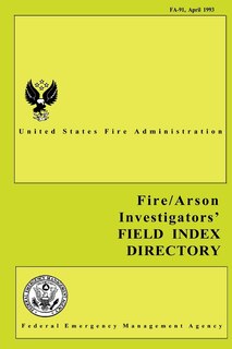 Couverture_Fire and Arson Investigators' Field Index Directory