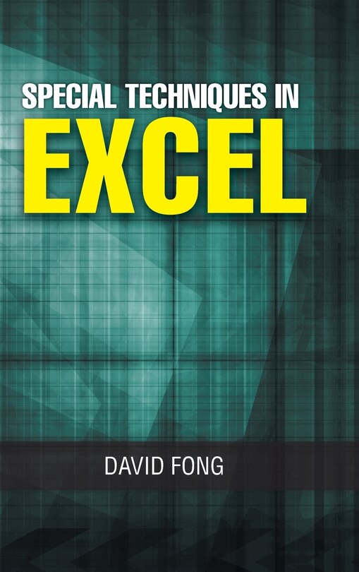 Front cover_Special Techniques in Excel