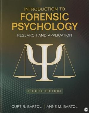 Front cover_Introduction To Forensic Psychology