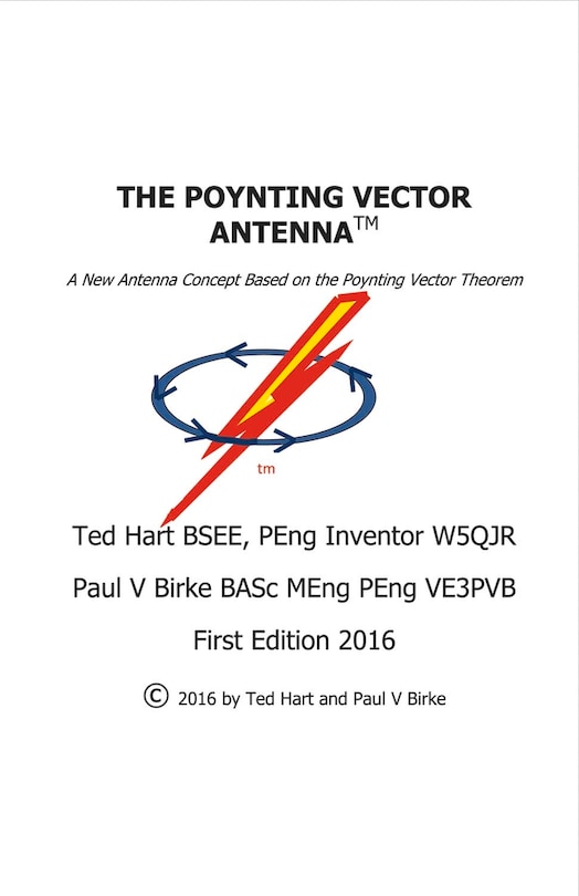 Front cover_The Poynting Vector Antenna
