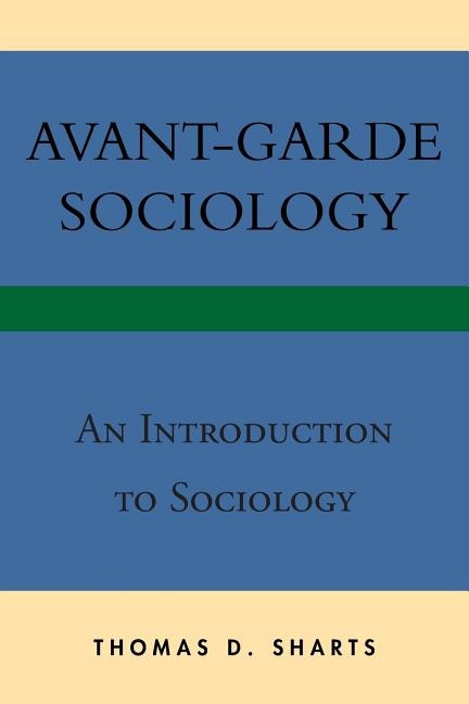 Front cover_Avant-Garde Sociology