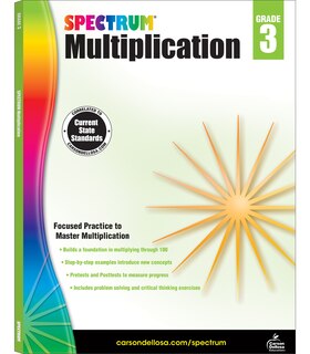Front cover_Multiplication Workbook, Grade 3