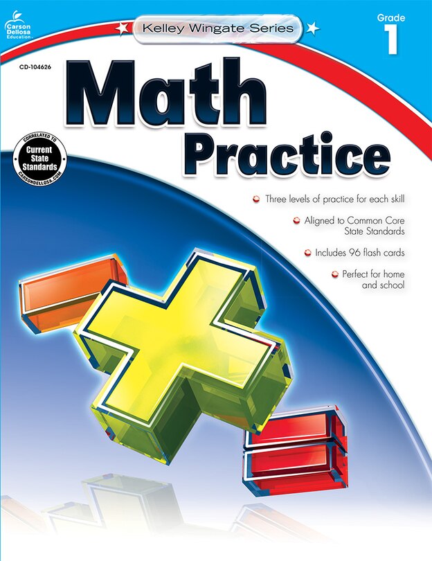 Front cover_Math Practice, First Grade