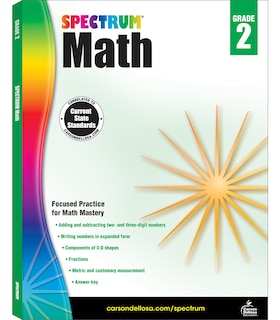 Front cover_Spectrum Math Workbook, Grade 2