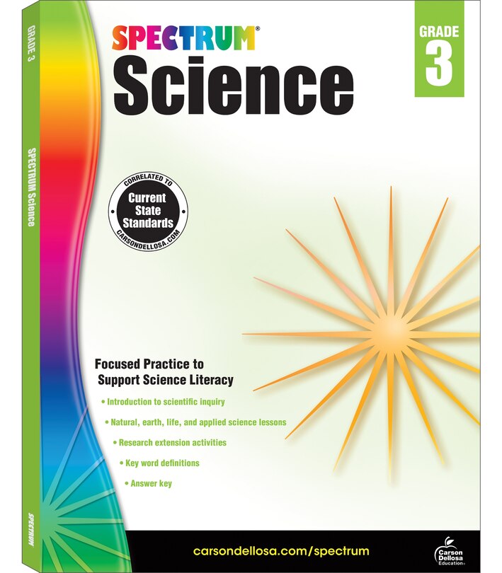 Front cover_Spectrum Science, Grade 3