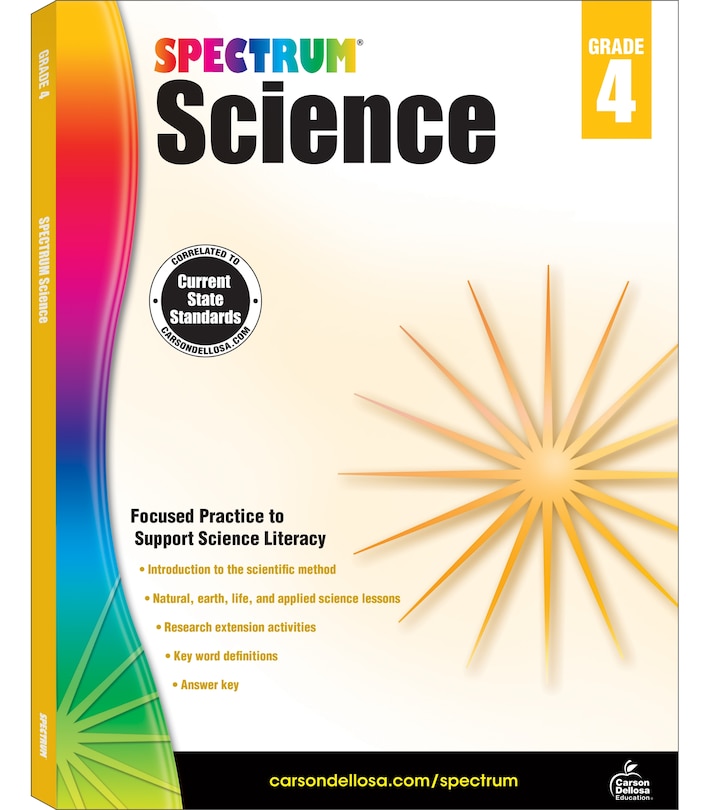 Front cover_Spectrum Science, Grade 4